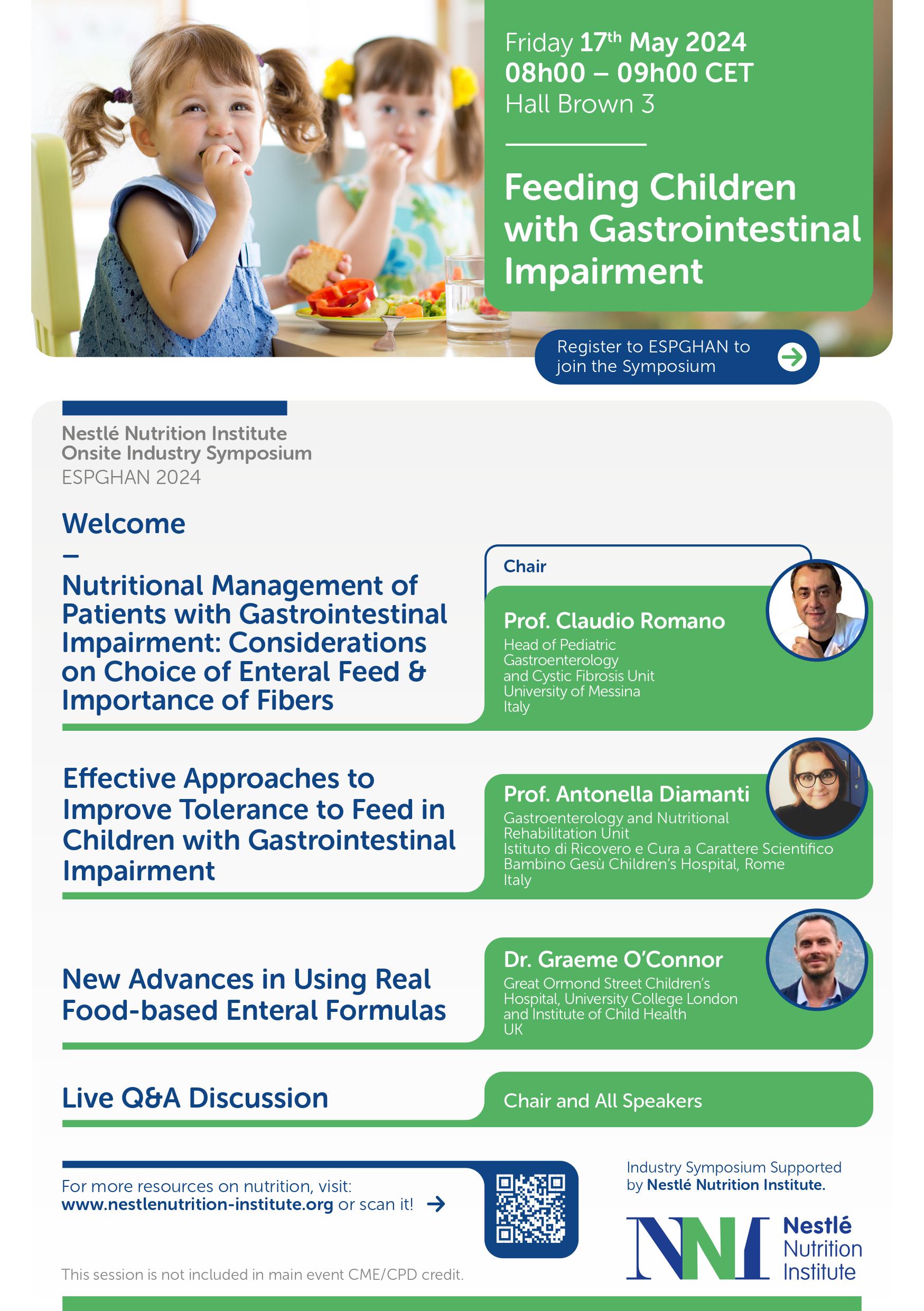 Feeding Children with Gastrointestinal Impairment