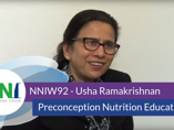 NNIW92 Expert Interview - Preconception Nutrition Education (videos)