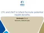 2'FL and LNnT in Infant Formula: potential Health Benefits