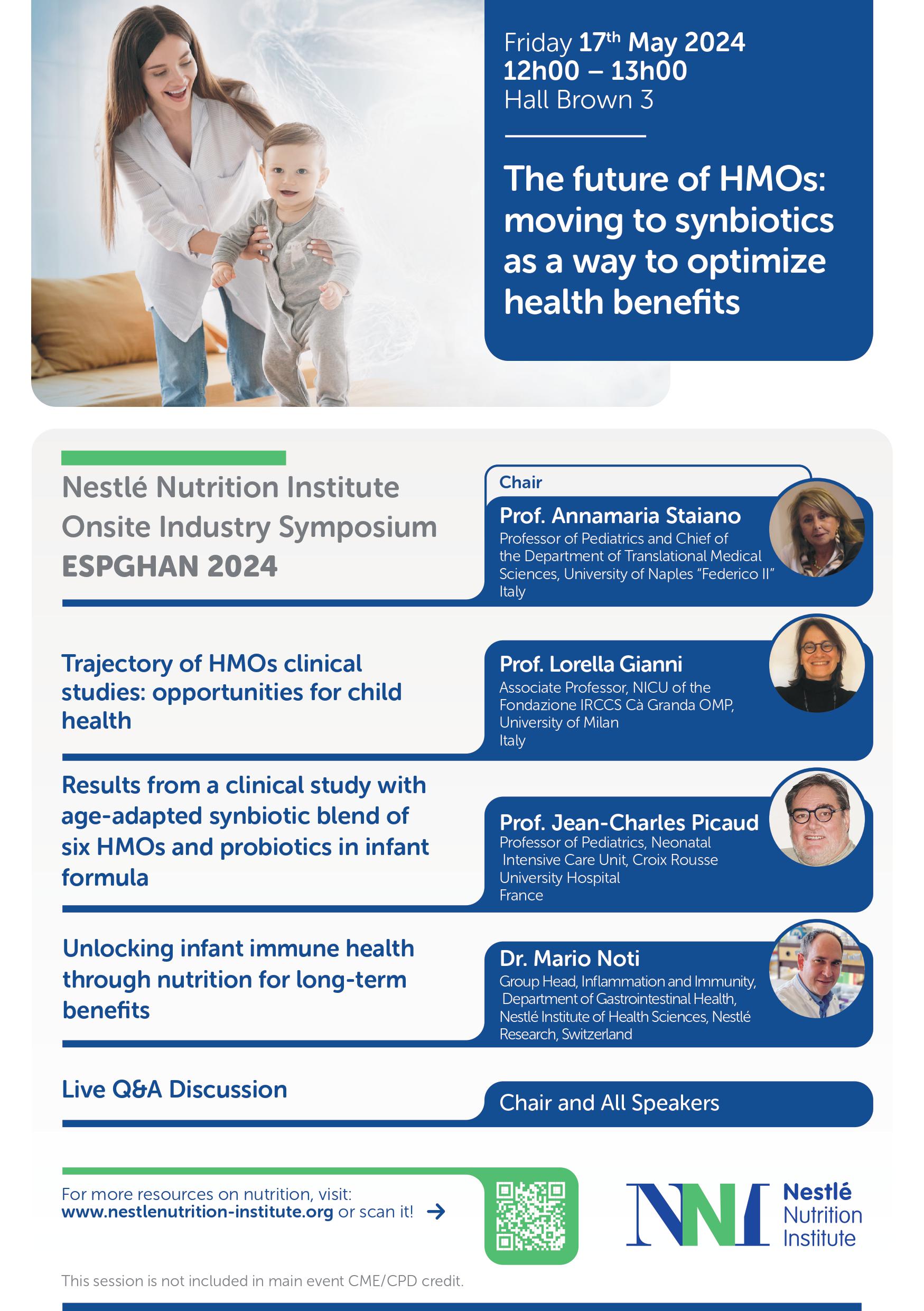 The future of HMOs: moving to synbiotics as a way to optimize health benefits