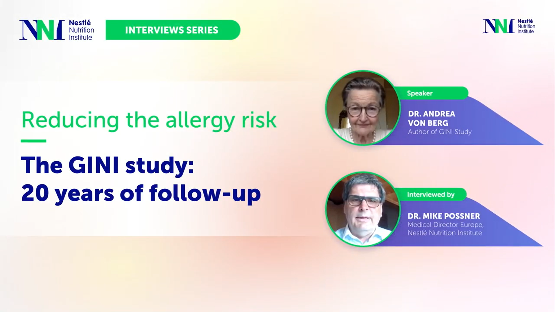 Reducing the allergy risk: The GINI study: 20 years of follow-up Reducing the allergy risk: The GINI study: 20 years of follow-up