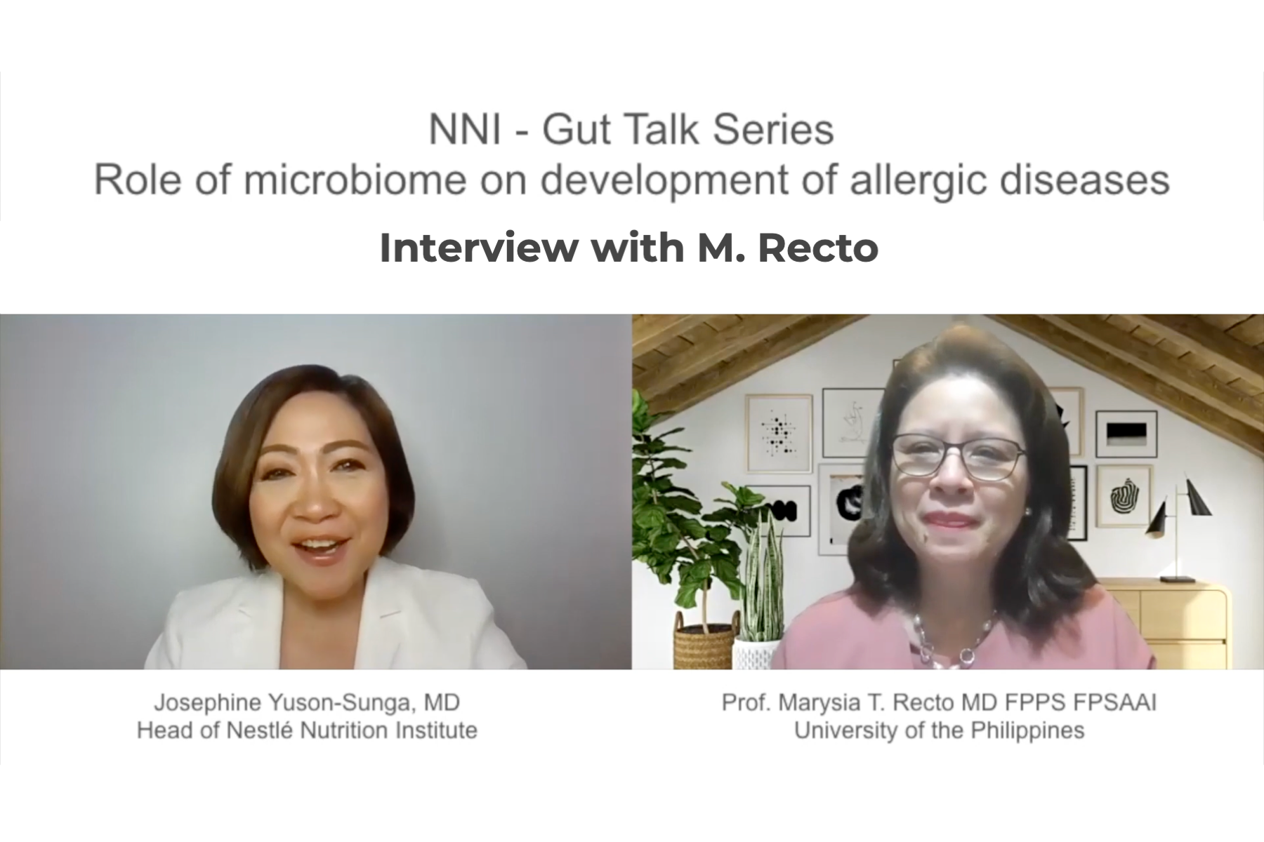 Gut Talk Series- Role of microbiome on development of allergic diseases Gut Talk Series- Role of microbiome on development of allergic diseases