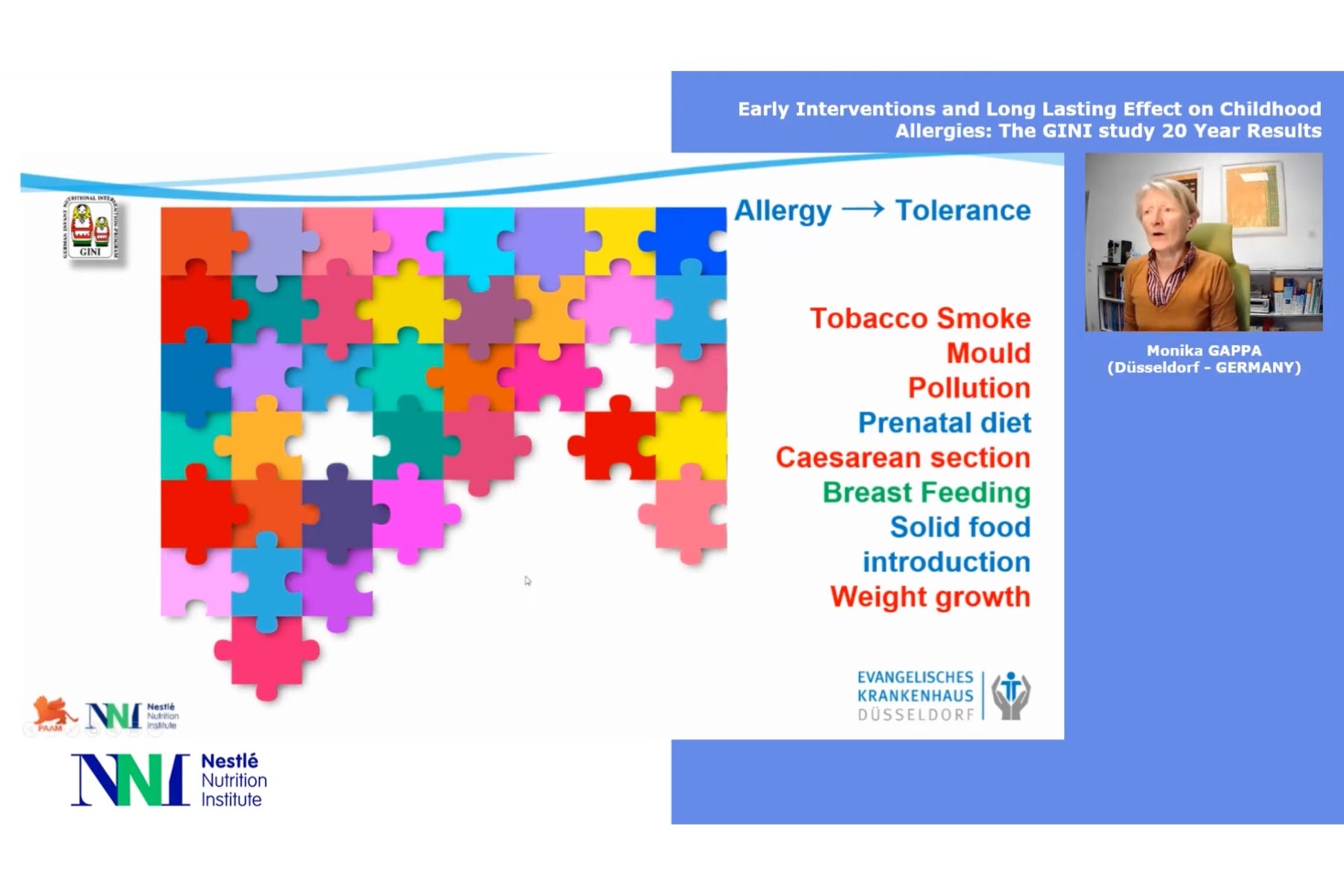 Early Interventions and Long Lasting Effect on Childhood Allergies: The GINI study 20y results Early Interventions and Long Lasting Effect on Childhood Allergies: The GINI study 20y results