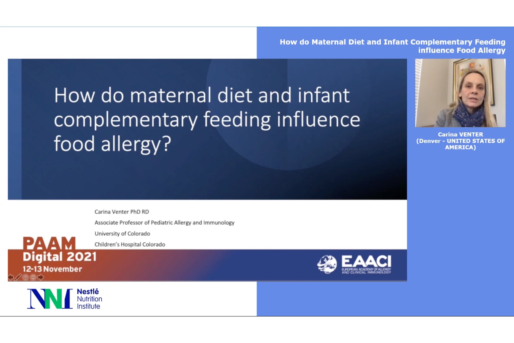 How do Maternal Diet and Infant Complementary Feeding influence Food Allergy