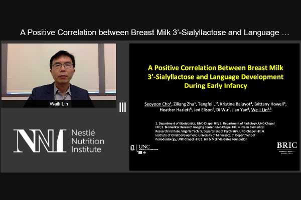 Weili Lin: A Positive Correlation between Breast Milk 3’ Sialyllactose and Language Development