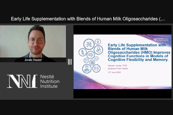 Jonas Hauser: Early Life Supplementation with Blends of (HMO) Improves Cognitive Functions