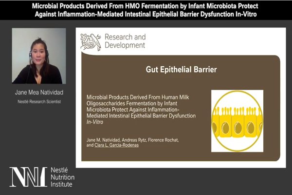 Jane Natividad: Microbial Products Derived From HMO Fermentation by Infant Microbiota Protect Against Inflammation