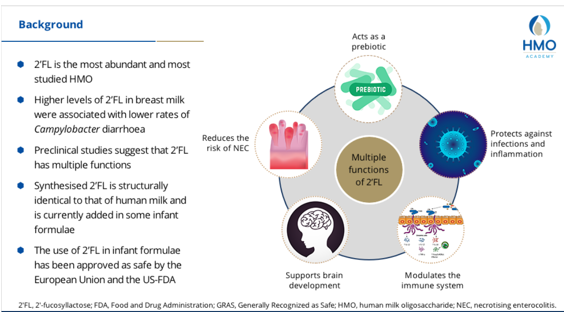 Addition of 2’FL brings Infant Formulae closer to Human Milk