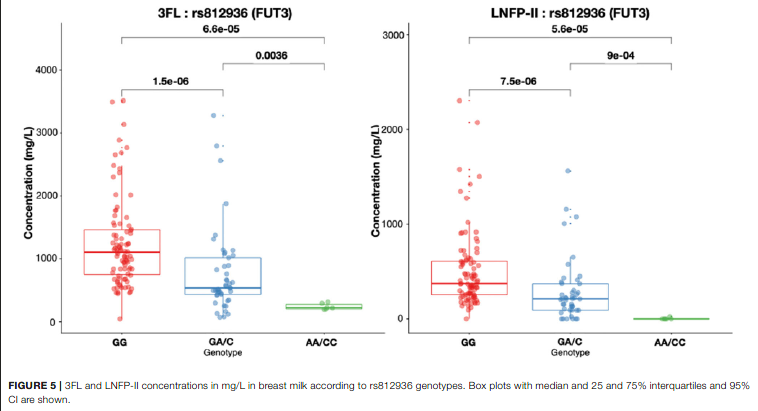 Time of Lactation and Maternal Fucosyltransferase Genetic Polymorphisms Determine the Variability in Human Milk Oligosaccharides