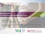 Wonder Mama: Transforming the Postnatal Experience Wonder Mama: Transforming the Postnatal Experience