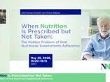 When Nutrition Is Prescribed but Not Taken: The Hidden Problem of Oral Nutritional Supplements Adherence