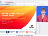 Defining Optimal Growth in Preterm Infants, Prof. Tanis Fenton (CAI)