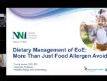 Dietary Management of EoE: More Than Just Food Allergen Avoidance Dietary Management of EoE: More Than Just Food Allergen Avoidance