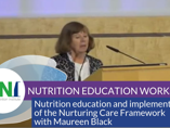 Nutrition education and implementation of the Nurturing Care Framework (videos) Nutrition education and implementation of the Nurturing Care Framework (videos)
