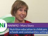 NNIW92 Expert Interview - Nutrition education in childcare, schools and communities settings (videos) NNIW92 Expert Interview - Nutrition education in childcare, schools and communities settings (videos)