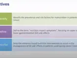 Cancer, Malnutrition, and Management of Gastrointestinal Side Effects During Treatment (videos) Cancer, Malnutrition, and Management of Gastrointestinal Side Effects During Treatment (videos)