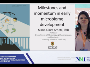 Milestones and Momentum in Early Microbiome Development
