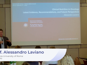 Clinical Nutrition in Oncology, Prof. Alessandro Laviano, Sapienza University of Rome