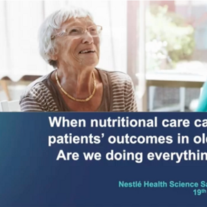 Changes in nutritional care patterns in orthogeriatric units