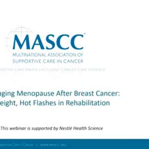 Managing Menopause After Breast Cancer: Weight, Hot Flashes in Rehabilitation