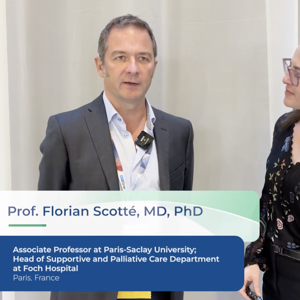 Supportive care in oncology - Interview with Prof. Florian Scotté @ ESMO 2026