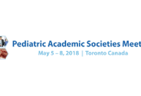Pediatric Academic Societies (PAS) Annual Meeting 2018