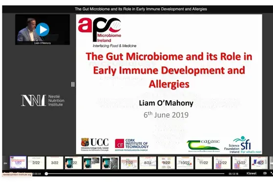 The Gut Microbiome and its Role in Early Immune Development and Allergies - Liam O'Mahony