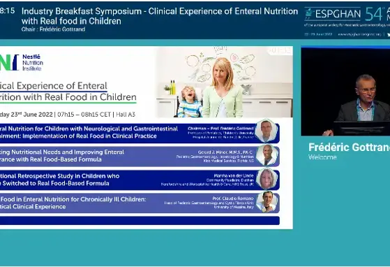 Clinical Experience of Enteral Nutrition with Real Food in Children