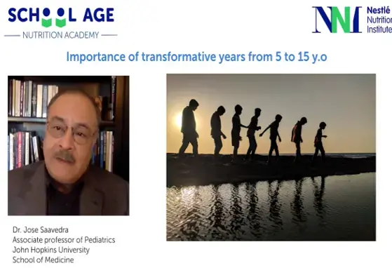 Importance of transformative years from 5 to 15 y.o