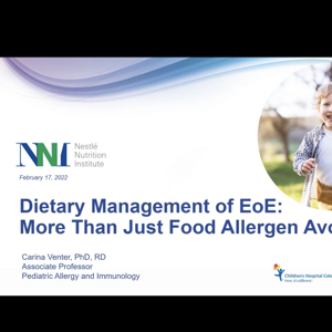 Dietary Management of EoE: More Than Just Food Allergen Avoidance
