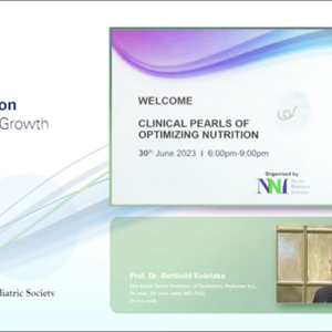 Early Nutrition for Optimum Growth 