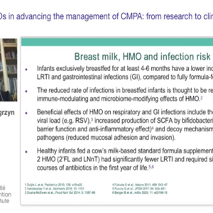 role of HMOs in advancing the management