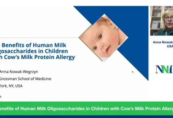 The benefits of HMO in Children with CMPA by Anna Nowak-Wegrzyn (videos)