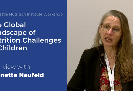 Interview with Lynette Neufeld: What is the global landscape of malnutrition in children? (videos) Interview with Lynette Neufeld: What is the global landscape of malnutrition in children? (videos)