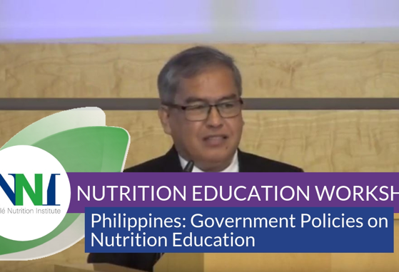 Philippines: Government Policies on Nutrition Education (videos) Philippines: Government Policies on Nutrition Education (videos)
