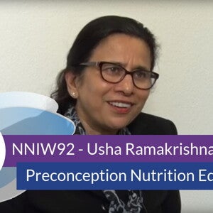 NNIW92 Expert Interview - Preconception Nutrition Education (videos)