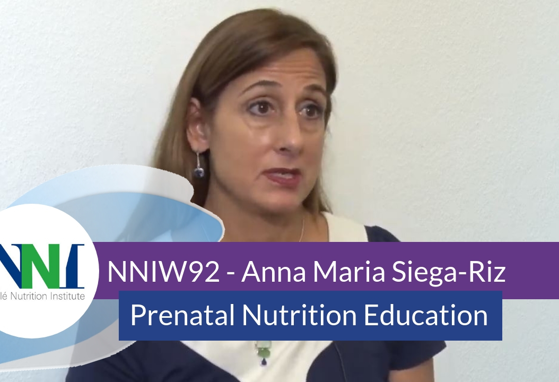 NNIW92 Expert Interview - Prenatal Nutrition Education (videos)