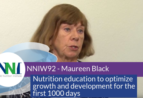 NNIW92 Expert Interview - Nutrition education to optimize growth for the first 1000 days (videos)