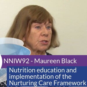NNIW92 Expert Interview - Implementation of the Nurturing Care Framework (videos)