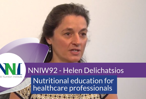 NNIW92 Expert Interview - Nutritional education for healthcare professsionals (videos)