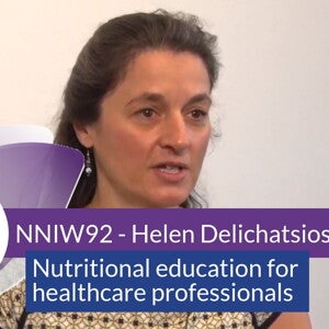 NNIW92 Expert Interview - Nutritional education for healthcare professsionals (videos)