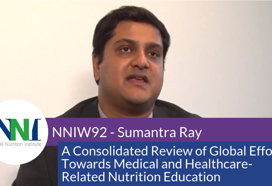 NNIW92 Expert Interview - The NNEdPro Global Centre for Nutrition and Health (videos)