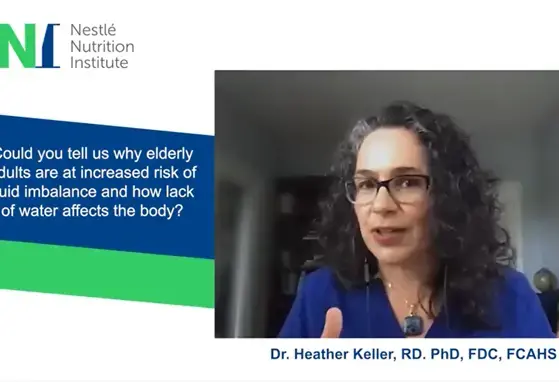 A short interview with Dr. Heather Keller, RD. PhD, FDC FCAHS. Schlegel Research Chair in Nutrition & Aging. Schlegel-UW Research Institute for Aging, and University of Waterloo, Canada. (videos)