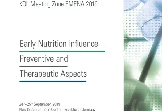 Early Nutrition Influence – Preventive and Therapeutic Aspects - Proceedings from NNI KOL Meeting Zone EMENA 2019 (events)