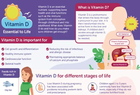 Vitamin D - Essential to Life (infographics) Vitamin D - Essential to Life (infographics)