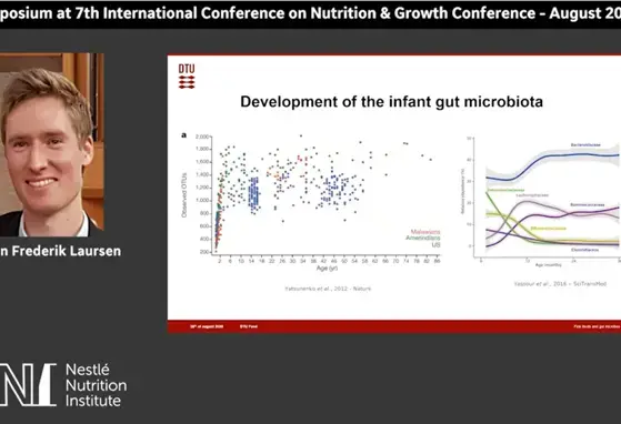 First food and gut microbes (videos)