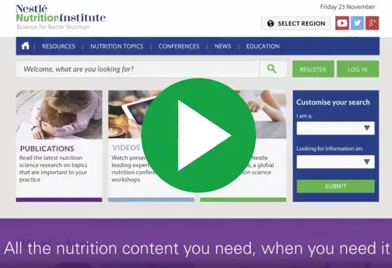 Welcome to the New Nestle Nutrition Institute Website (videos) Welcome to the New Nestle Nutrition Institute Website (videos)