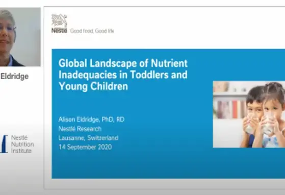 NNIW95: Global landscape of nutrient inadequacy in toddlers (videos)