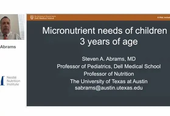 NNIW95: Micronutrients needs for children 1-3 years of age (videos) NNIW95: Micronutrients needs for children 1-3 years of age (videos)