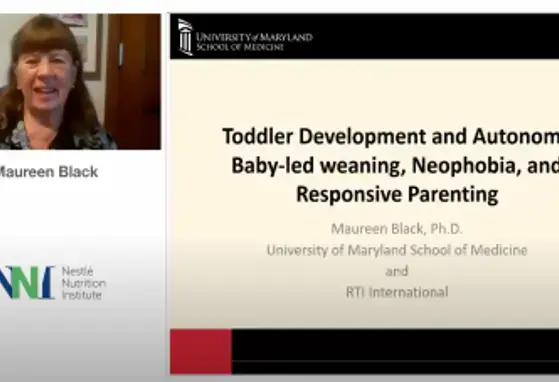 NNIW95: Toddler development and autonomy: Baby-led weaning, responsive feeding and baby-led eating (videos)